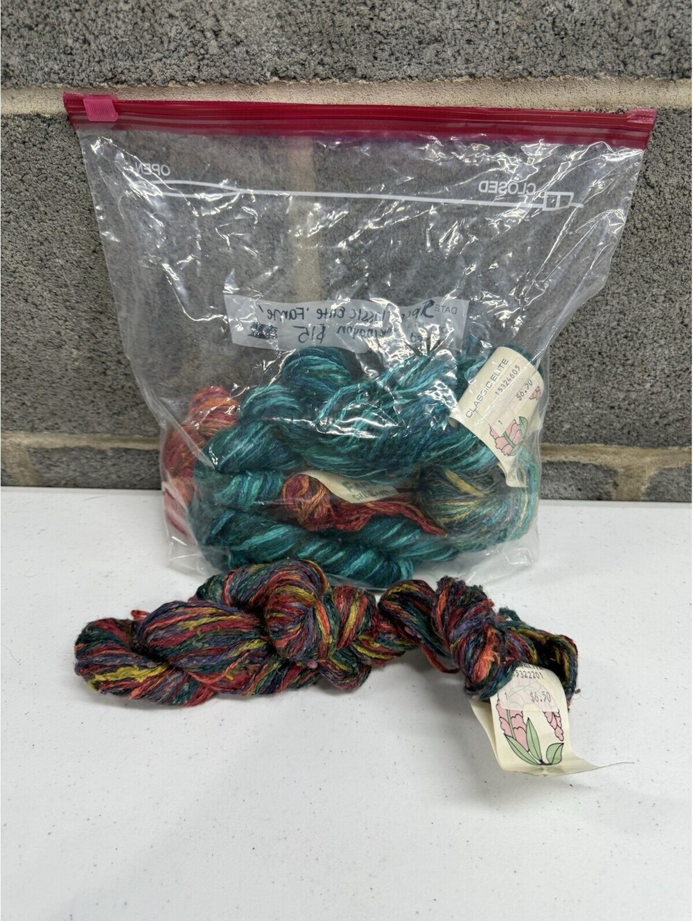 Classic Elite Yarns ‘Fame’ Silk/Rayon Mixed Color 5 Skein Lot